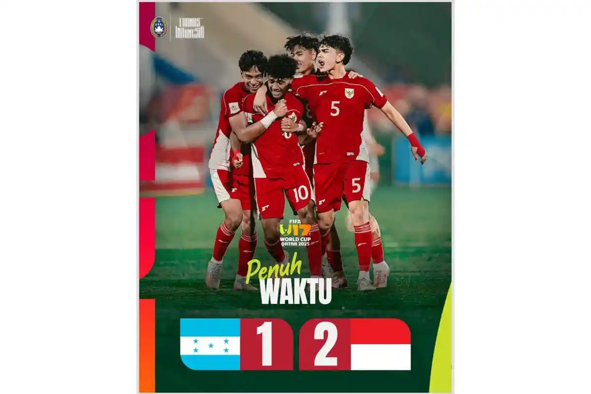 Indonesia vs Honduras 2-1: Kemenangan Dramatis  Garuda Muda di Piala Dunia U17