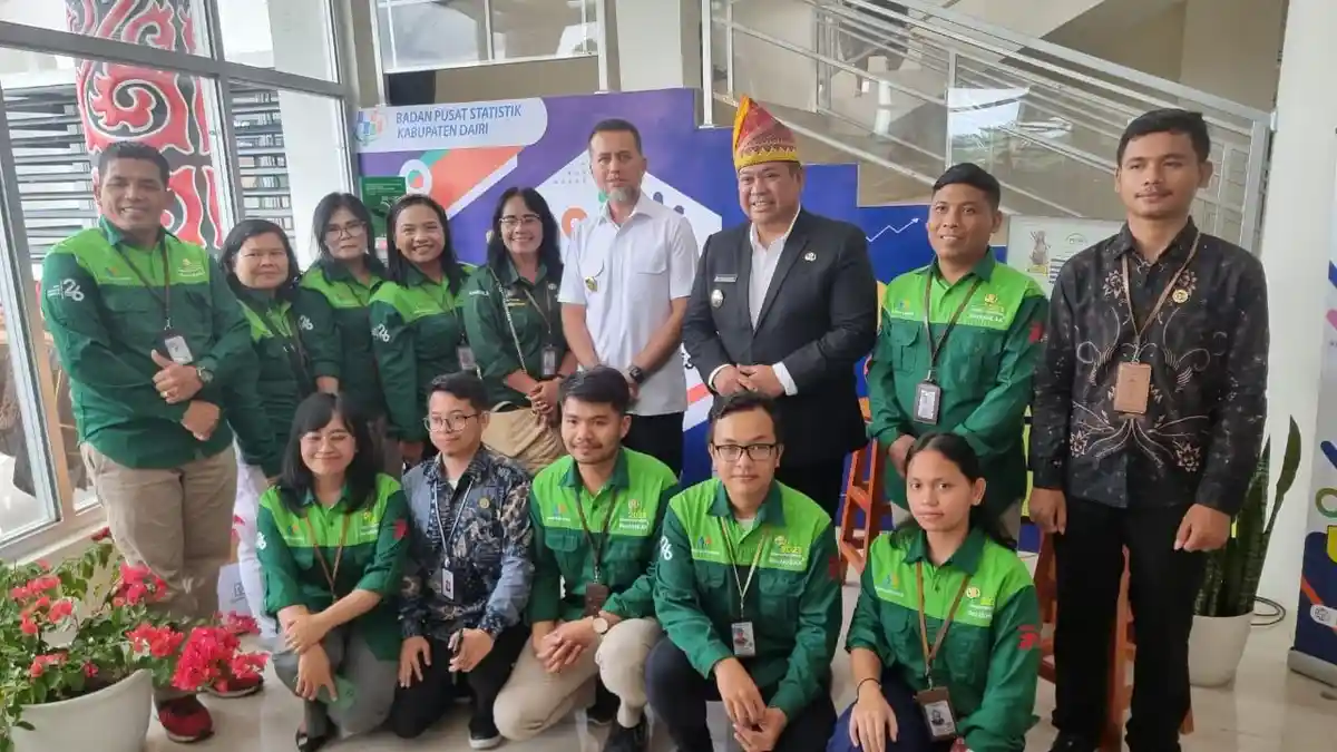 Dihadiri Wagub Sumut Ijeck, BPS Bangun Pojok Statistik di Perpustakaan Kabupaten Dairi