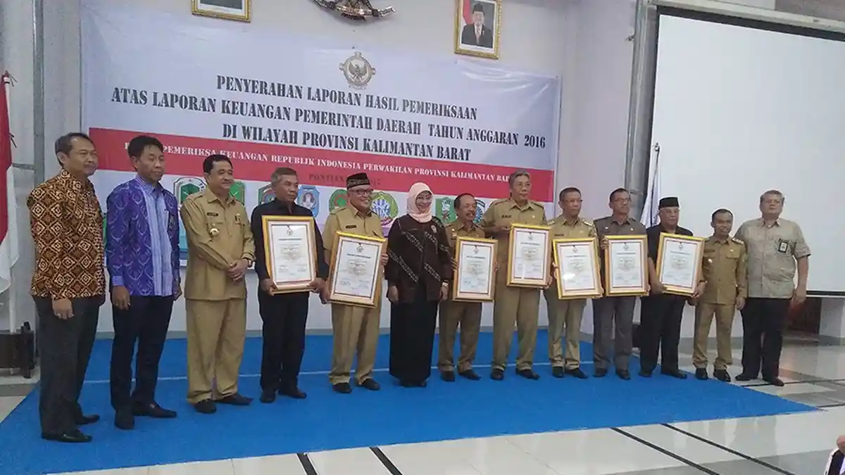Tujuh Kabupaten/Kota di Kalbar Raih Opini WTP dari BPK