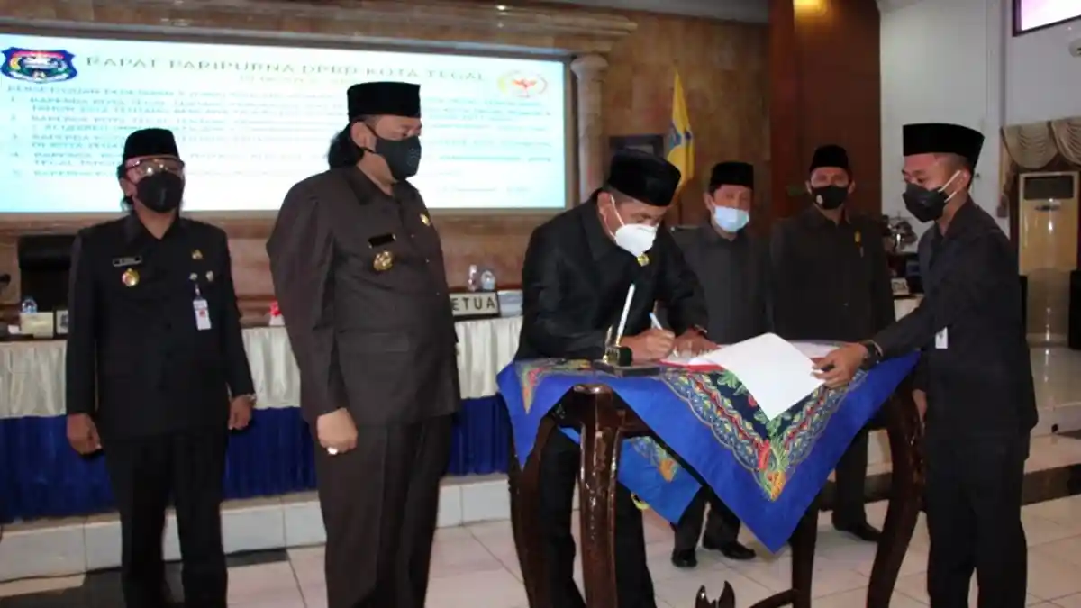 DPRD Setujui Lima Raperda Menjadi Perda Kota Tegal, Berikut Data Lengkapnya