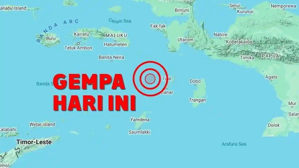 Gempa Hari Ini Senin 11 Maret 2024, Info BMKG Magnitudo 4,1 Baru Terjadi di Laut