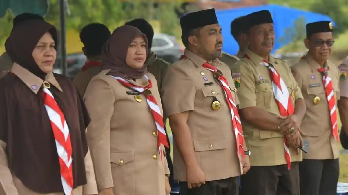 Ka Kwarcab Aceh Besar Muhammad Iswanto Jadi Pembina Upacara Pembukaan PPIM Pesantren Oemar Diyan