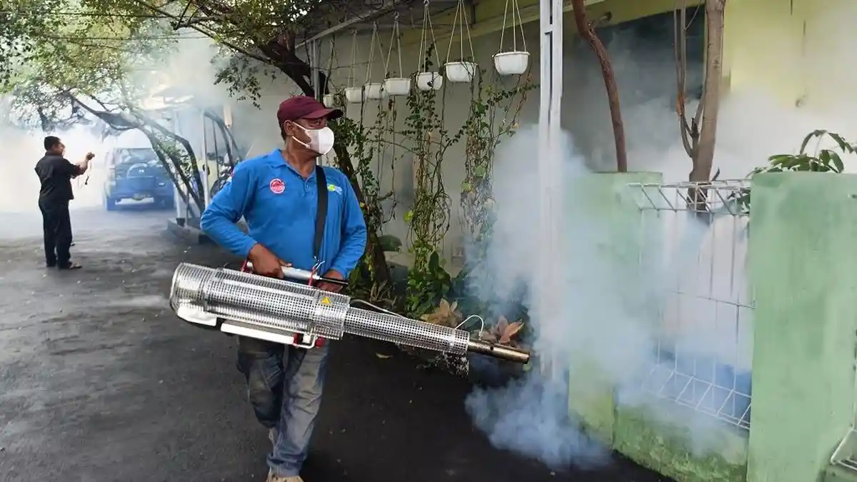 Curah Hujan Tinggi, Permintaan Fogging di Batang Meningkat Drastis