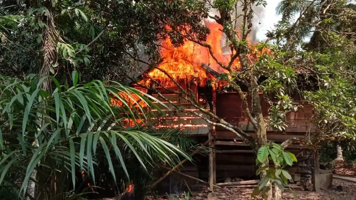 Uang Rp 40 Juta dan Emas 4 Suku Lenyap Jadi Abu di Kebakaran Muratara