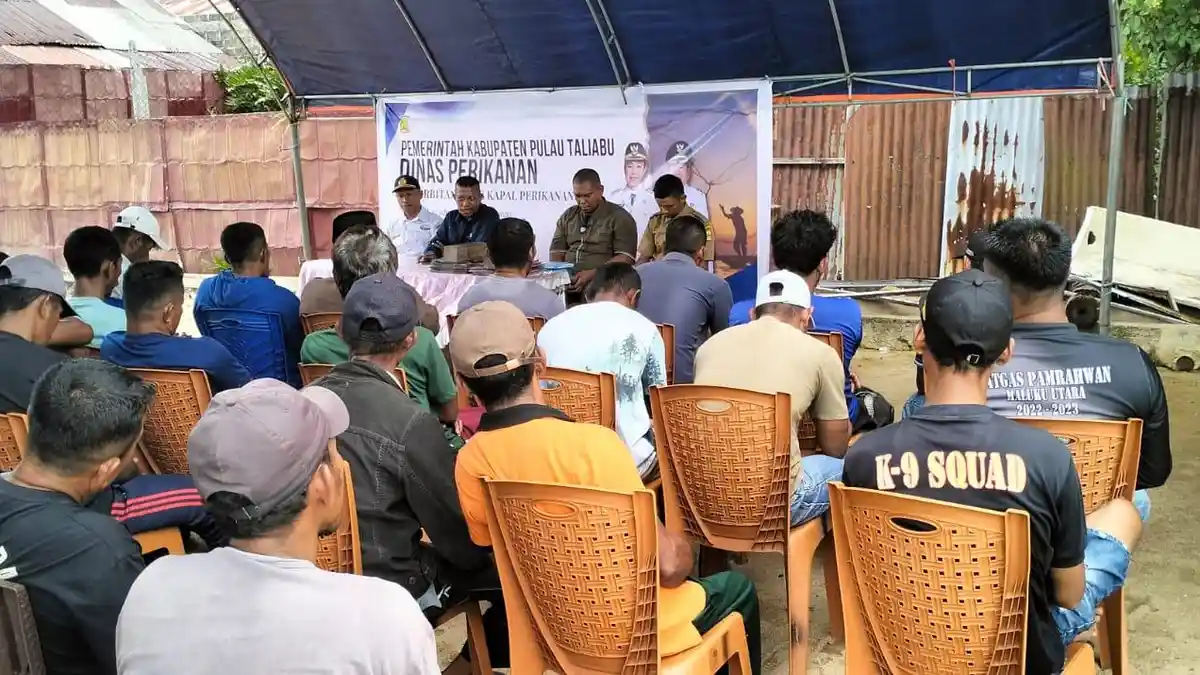 Permudah Nelayan Urus Legalitas Kapal, Dinas Perikanan Taliabu Buka Layanan Pas Kecil di Lede