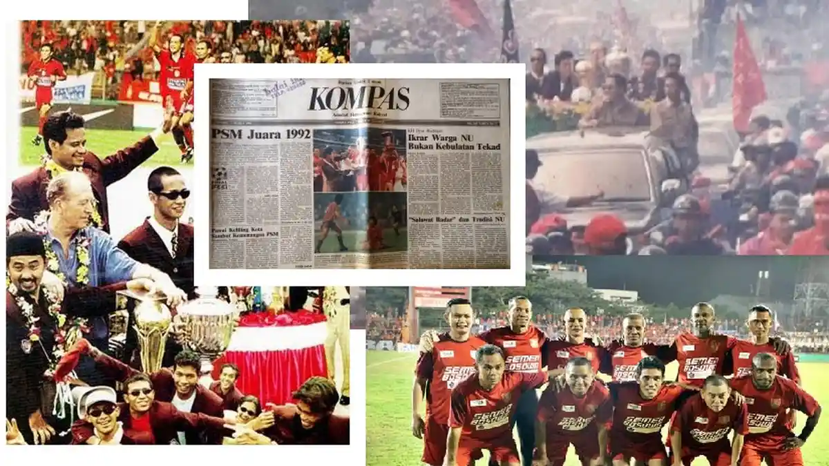 Stadion Utama Gelora Bung Karno, Saksi Spirit Juara PSM! 3 Kali ke Final Raih 2 Gelar 1992 dan 2000