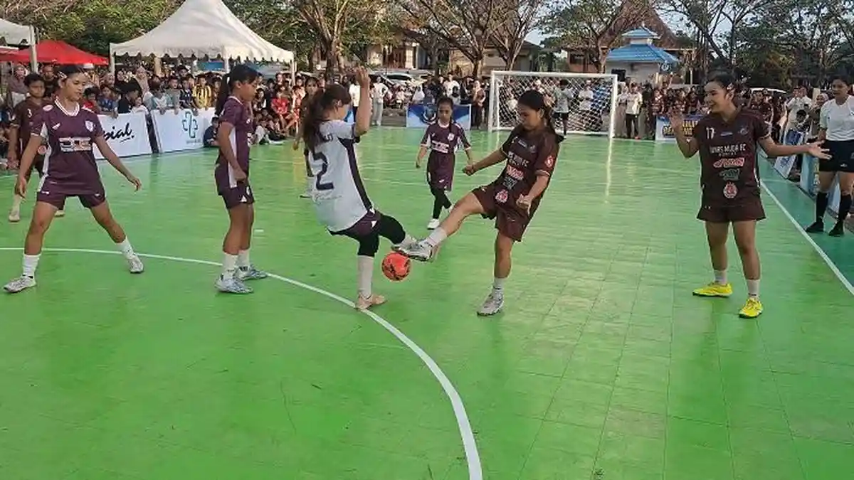 Isi Libur Sekolah, Puluhan Anak di Tanahbumbu Unjuk Gigi di Summer Day Futsal Cup - Banjarmasinpost.co.id