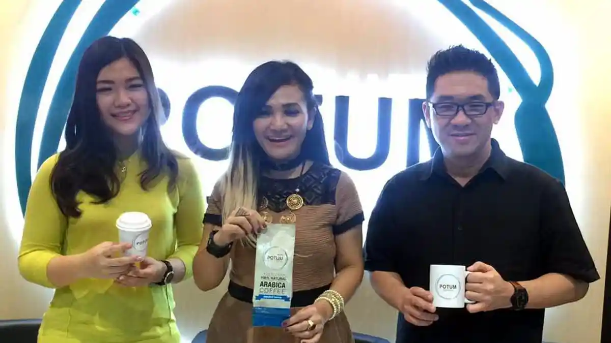 Nina Wang, Didaulat Trust World International Jadi Brand Ambassador Potum Coffee