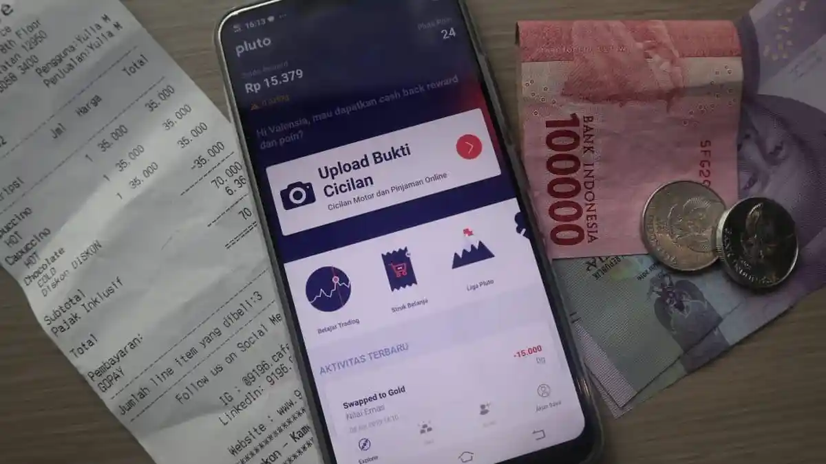 Aplikasi Pluto Tawarkan Cashback dari Struk Belanja dan Bukti Cicilan