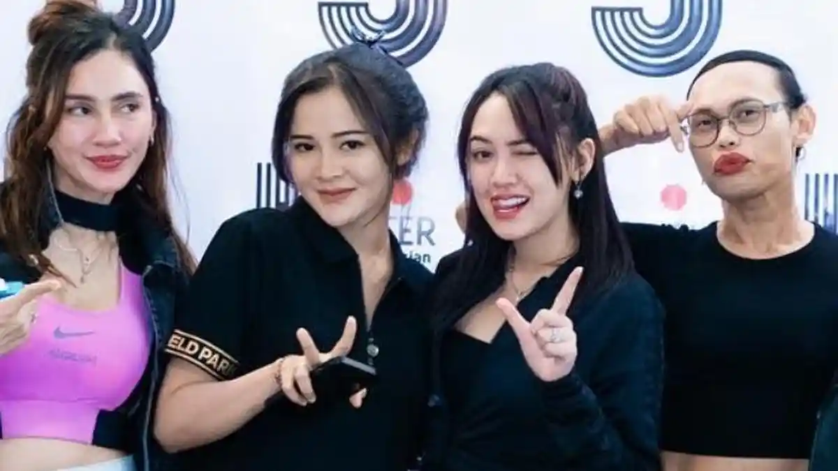 Sumringah Ketemu Denny Caknan dan Bella Bonita, Happy Asmara: Alhamdulillah Adem Ya