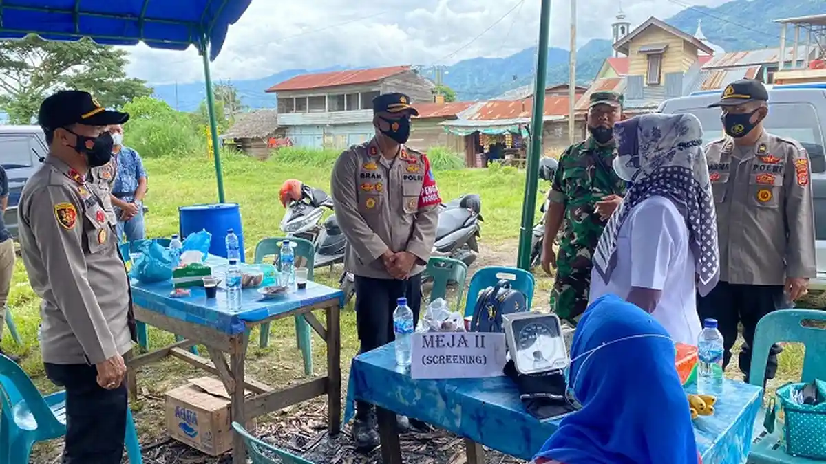 Polres Agara Gandeng 20 Puskesmas Gelar Vaksinasi Serentak, Ini Target Peserta Setiap Harinya