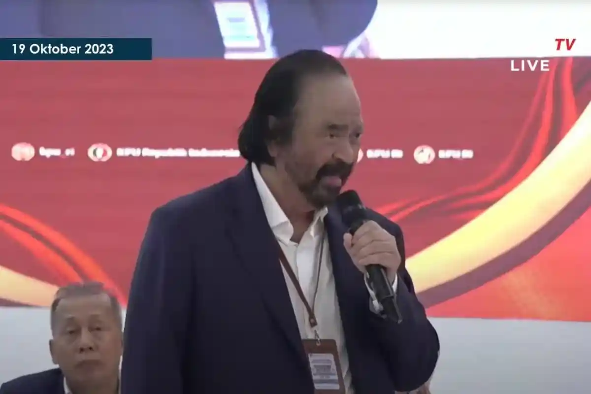 Antar AMIN, Surya Paloh di Depan Ketua KPU: Harapan Rakyat, Berdiri Tegak di Atas Semua Kepentingan