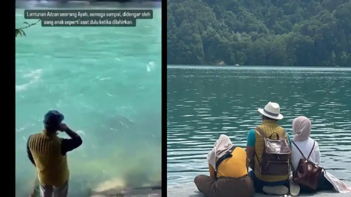 VIRAL Video Ridwan Kamil Lantunkan Azan di Pinggir Sungai Aare, Kini Ayah Eril Pulang ke Indonesia
