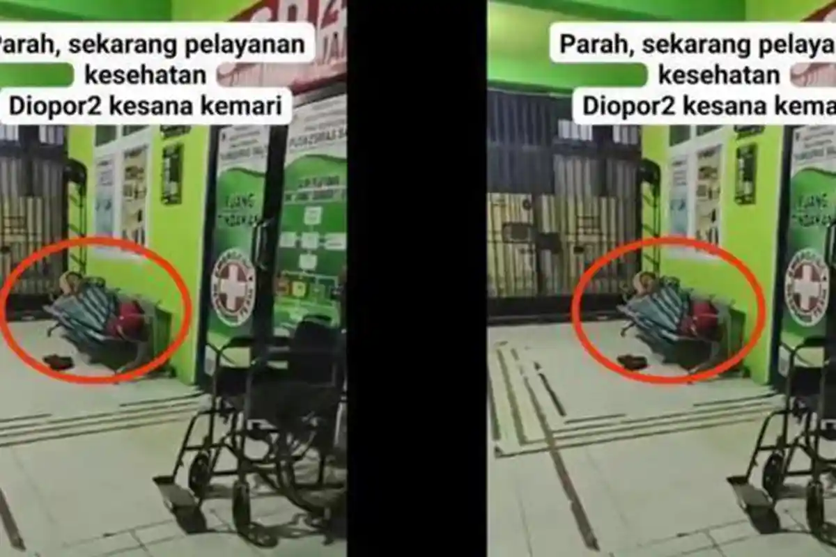 MIRIS! Puskesmas Kunci UGD, Pasien Terlantar di Kursi Tunggu hingga Muntah-muntah