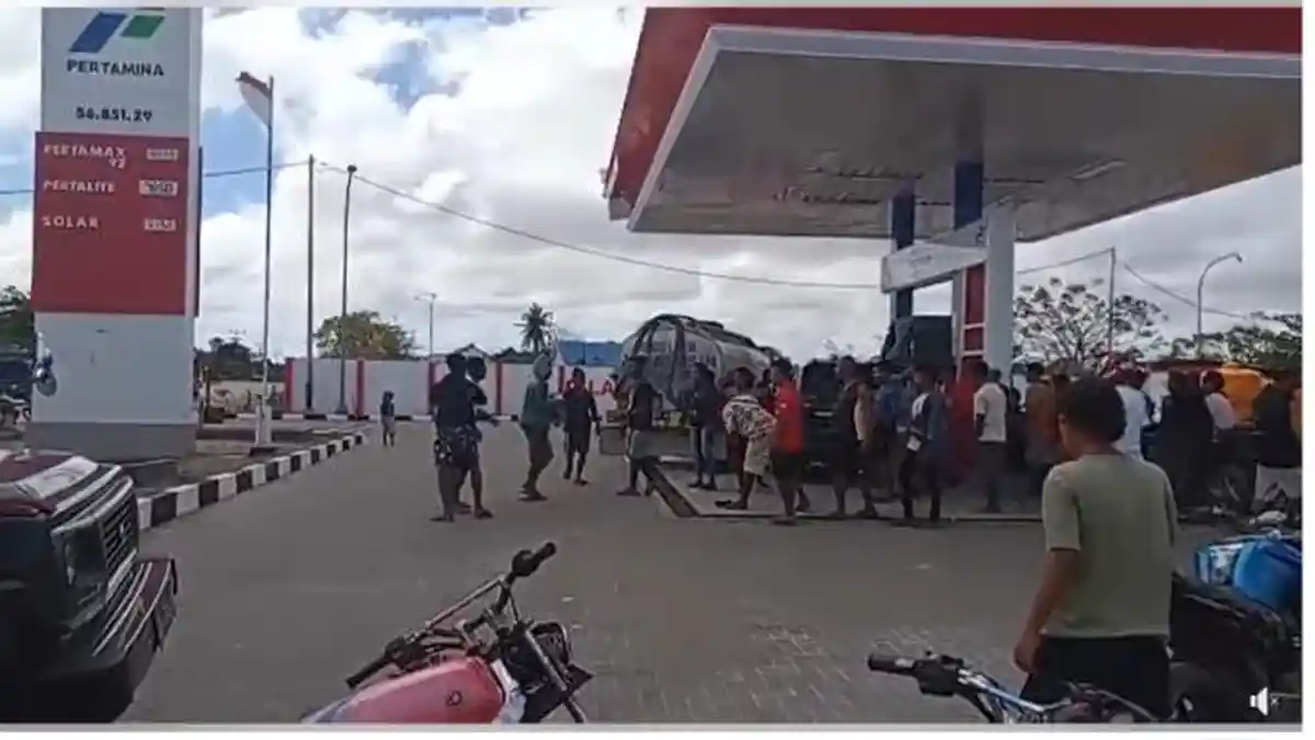 Video Viral, Ricuh di Pertamina Eilode Sabu Raijua