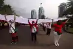 Pembentangan Bendera Merah Putih Raksasa