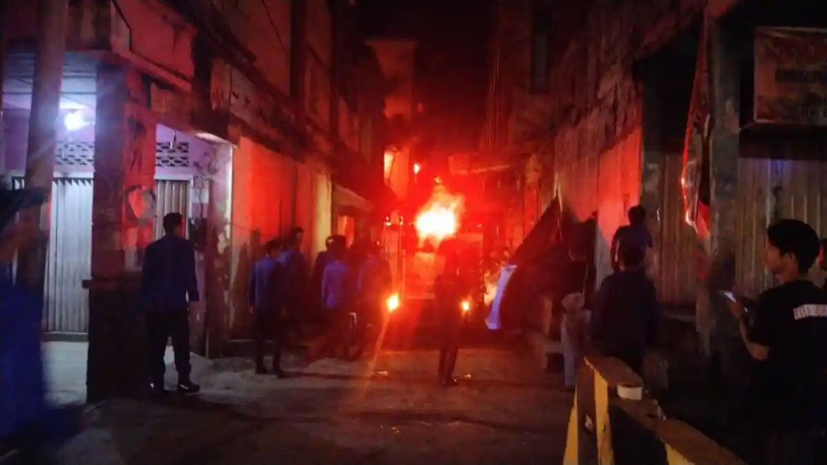 Satu Ruko di Pasar 16 Ilir Palembang Ludes Terbakar, Diduga Gara-gara Korsleting Listrik