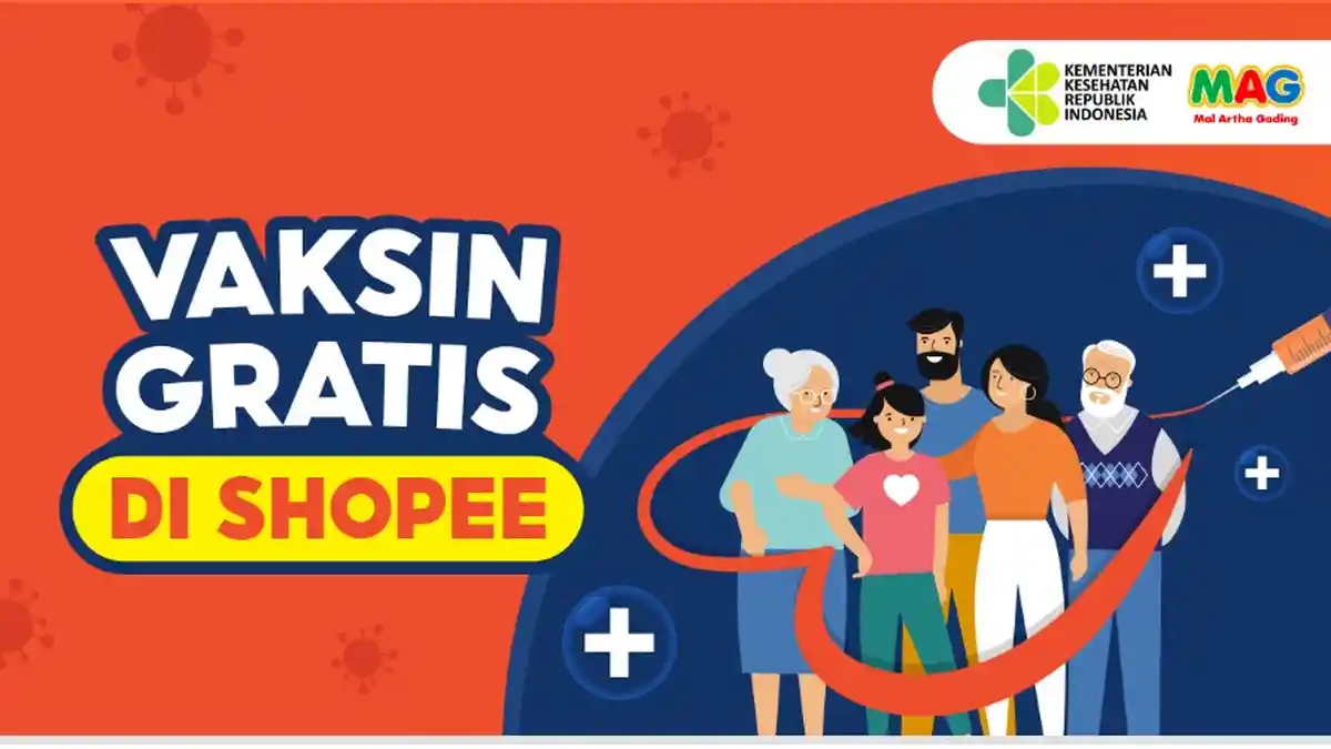 Simak Cara Daftar Vaksinasi Covid-19 Gratis Lewat Shopee, Ini Syarat dan Ketentuannya