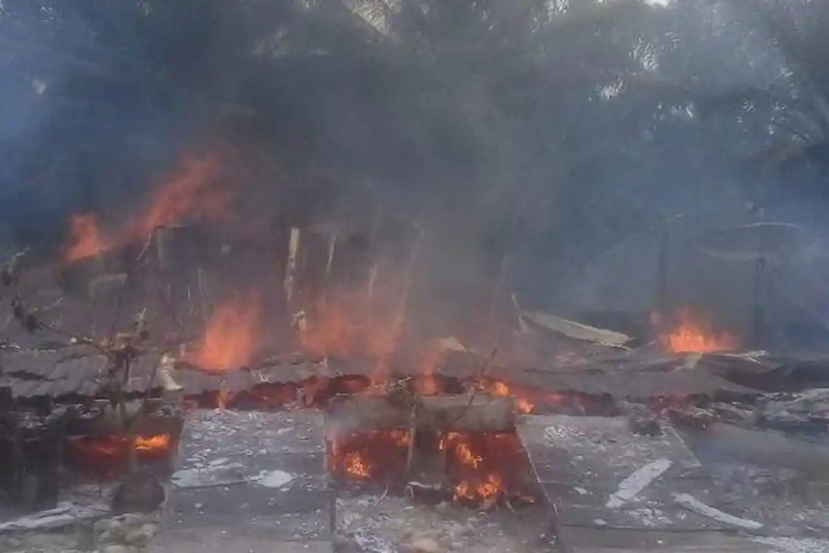 14 Unit Barak Karyawan PT Nafasindo Aceh Singkil Dilalap Api, Tidak Ada Korban Jiwa
