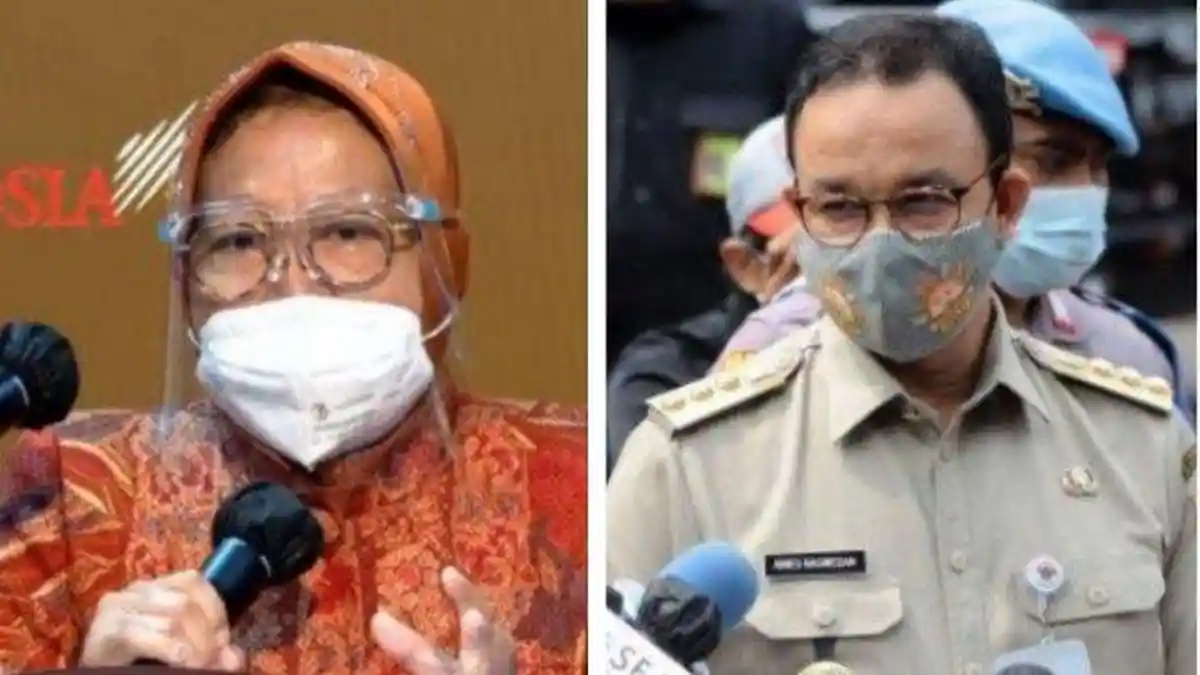 Baru Sehari Menjabat Mensos, Netizen Langsung Bandingkan Risma dengan Anies Baswedan