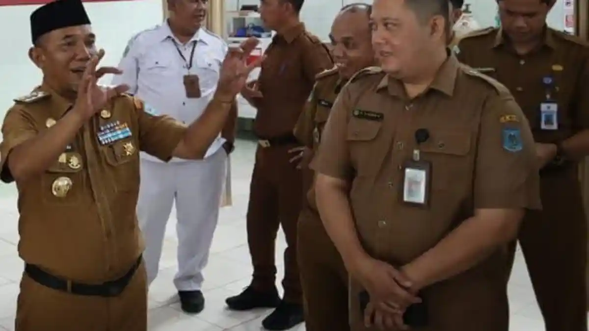 Hari Pertama Jadi Pj Bupati Merangin, Jangcik Mohza Sidak RSUD Kolonel Abunjani Bangko