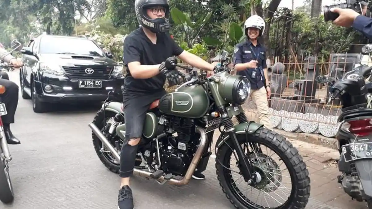 Ikuti Ayahnya, Gibran Jokowi Ikut Modifikasi Sepeda Motor