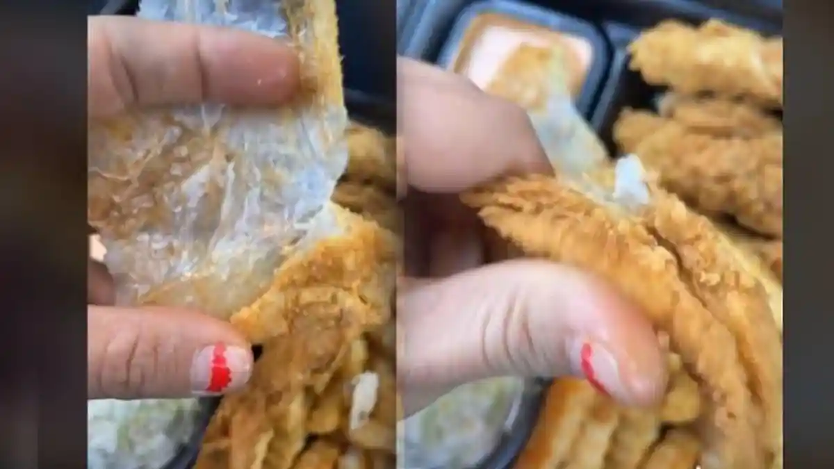 Viral Kisah Wanita Beli Ayam Goreng tapi Begitu Dimakan Rasanya Aneh, Syok Tahu Ternyata Kertas