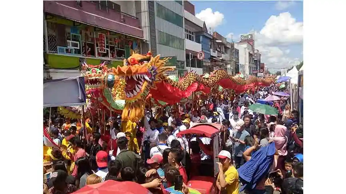 Imlek dan Cap Go Meh 2020 di Pontianak Lebih Spektakuler, Naga 80 Meter hingga Kue Keranjang 2 Ton