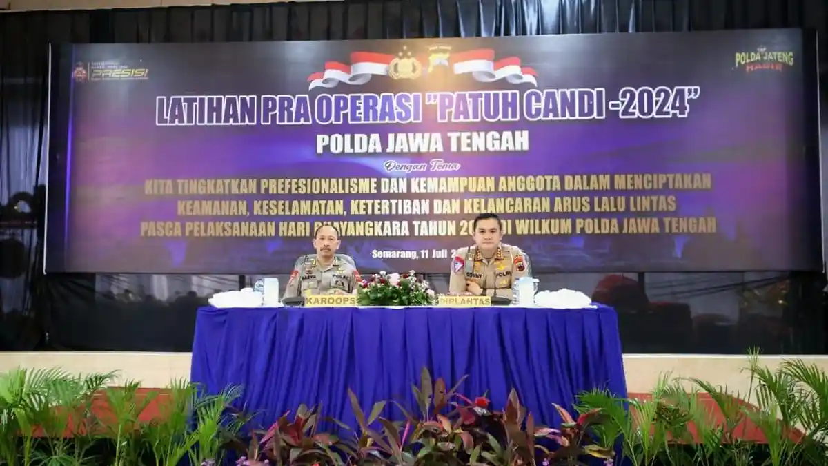 Polda Jateng Gelar Ops Patuh Candi 2024, Irjen Pol Ahmad Luthfi Pesan Agar Polisi Humanis