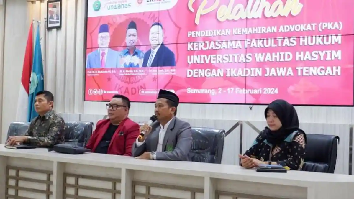 Unwahas dan Ikadin Jateng Siap Cetak Advokat Berintegritas dan Bernilai Aswaja