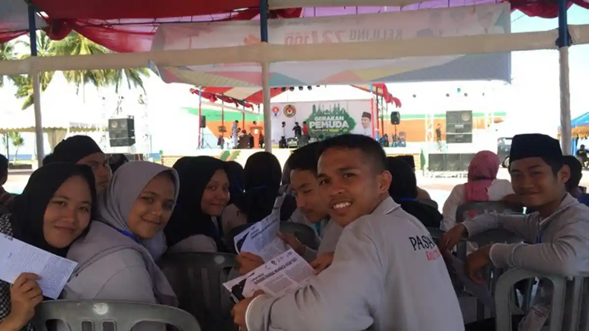 Peserta Kirab Pemuda Nusantara 2017 di Sulteng Antusias Sebar Kebhinekaan