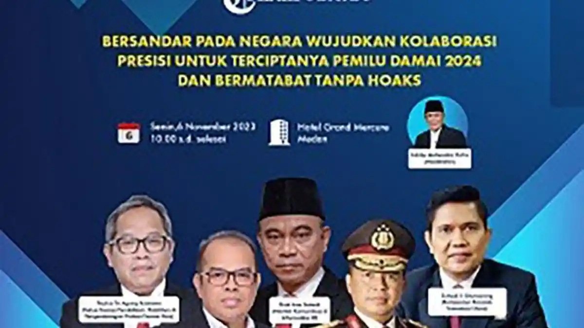 Menteri Kominfo, Kapolda Sumut Hingga Dewan Pers Hadiri Talkshow Tribun Series soal Pemilu di Medan