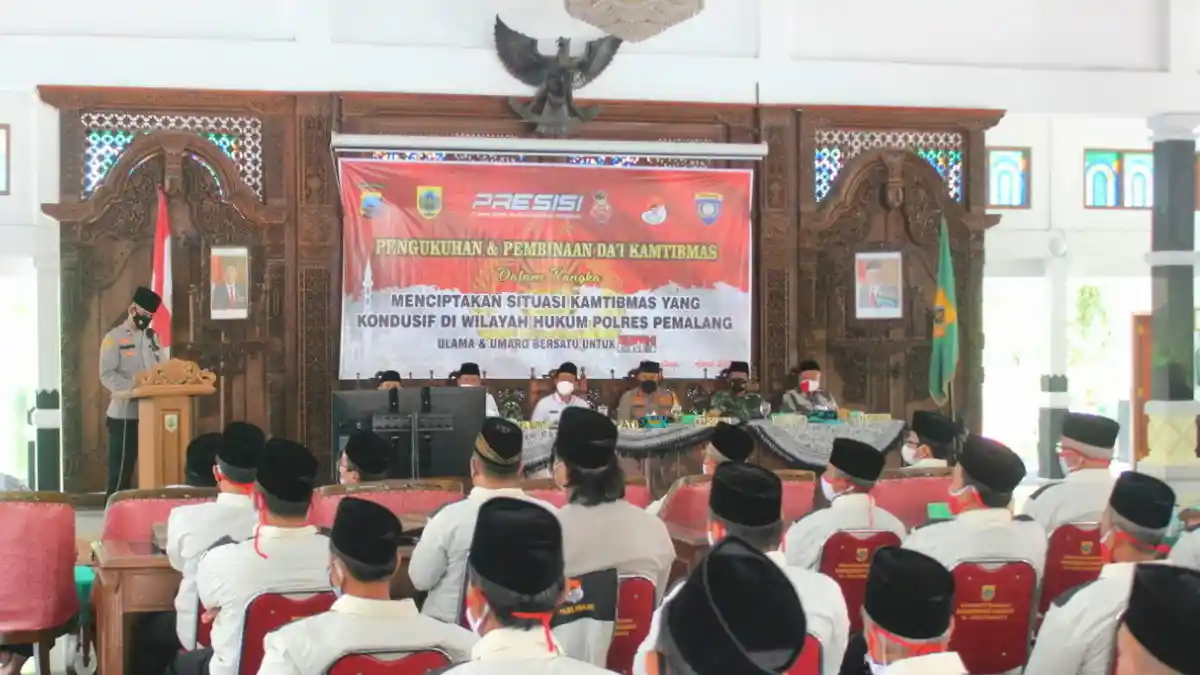 Puluhan Dai Kamtibmas Pemalang Dilantik