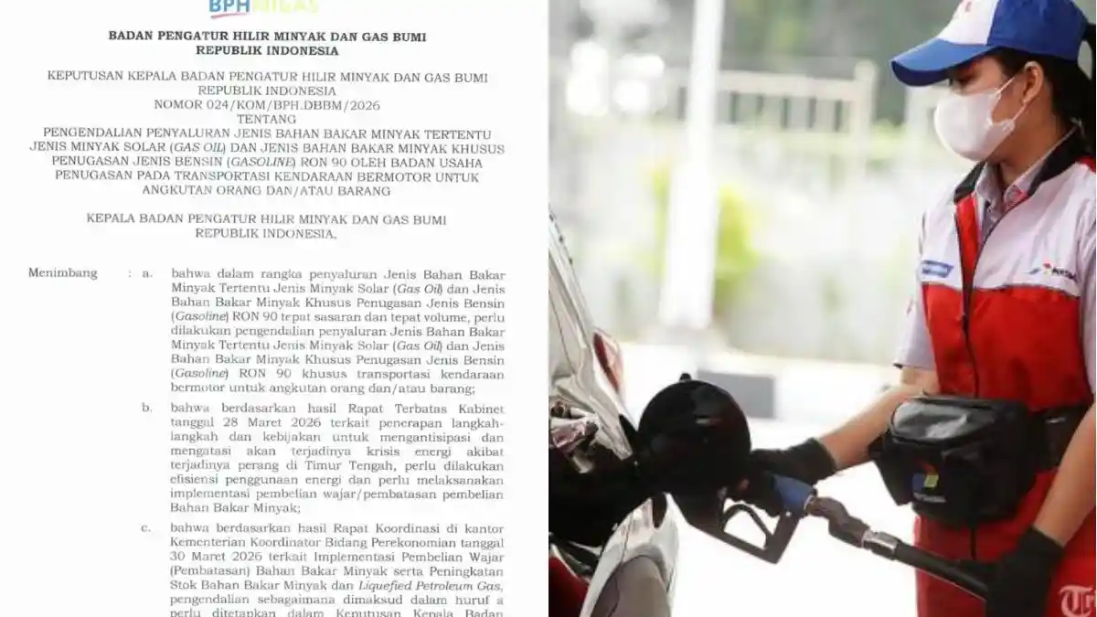 Skema Baru Pembelian BBM Subsidi Berlaku Per 1 April 2026, Pelanggar Pasti Disanksi