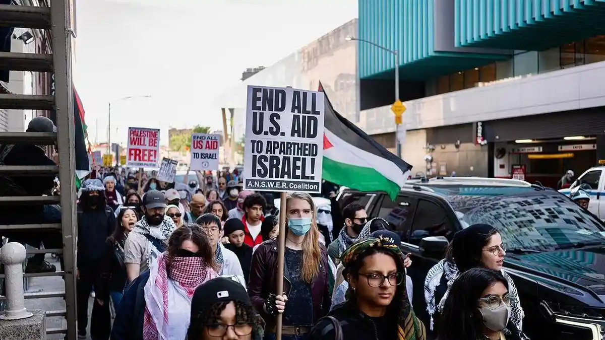 76 Tahun Nakba, Warga AS, Inggris, Kanada, Australia, Belanda Turun ke Jalan Bela Palestina