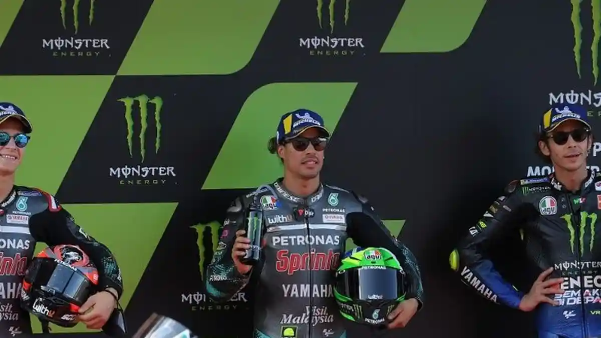 Hasil MotoGP Teruel Semalam Dimenangkan Morbidelli dari Petronas Yamaha SRT, 6 Pebalap Gagal Finis