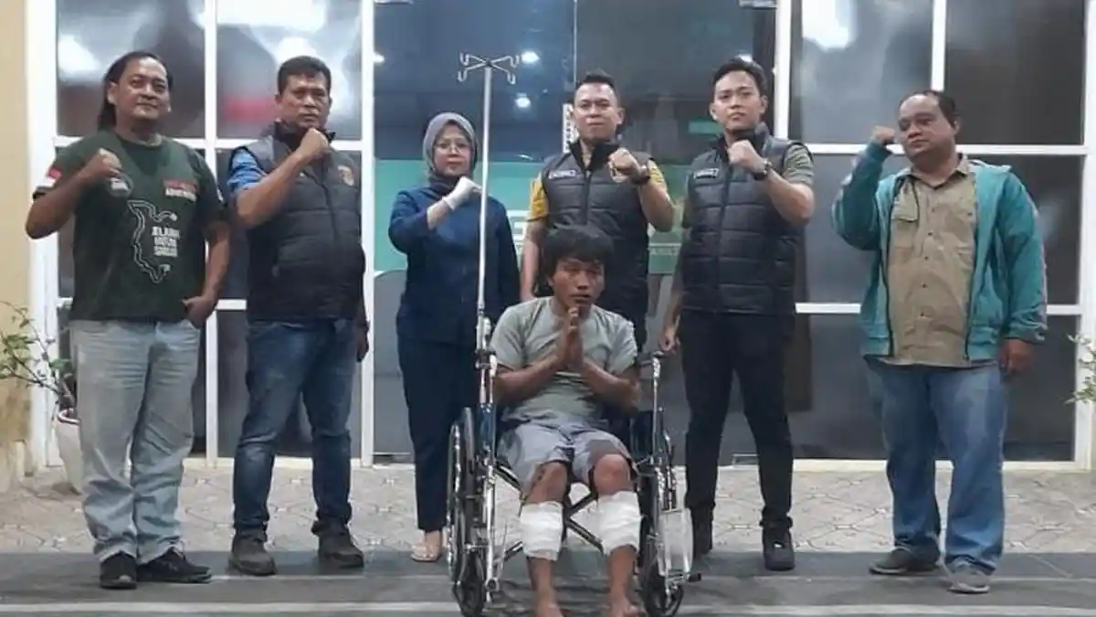 Curi Sepeda Motor di Parkiran Warkop di Medan , Polisi Tembak Kaki Pelaku, Ini Tampangnya
