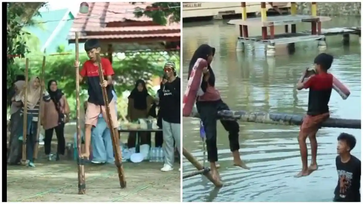 Semarak Kemerdekaan di Senga Luwu, Warga Berebut Kursi dan Tarung Bantal di Sungai