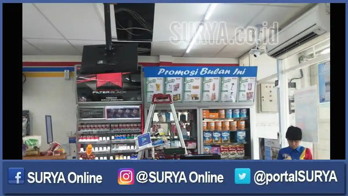 Maling Gondol Rokok dan Uang Rp 100 Ribu dari Minimarket di Jalan Simo Tambaan