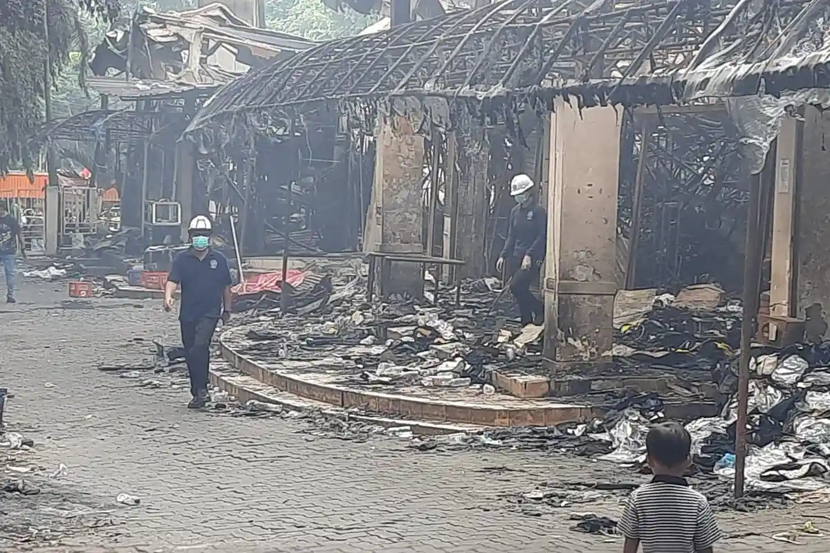 Polisi Ungkap Asal Api Kebakaran Pasar Taman Puring: Diduga dari Kios Pakaian