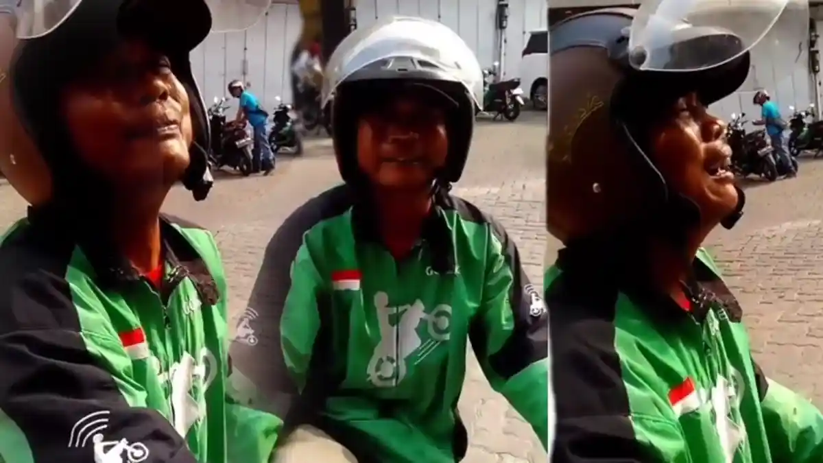 Driver Gojek Menangis Histeris, Sampai Sesenggukan, Lama Dapat Orderan, Begitu Dapat Order di-Cancel