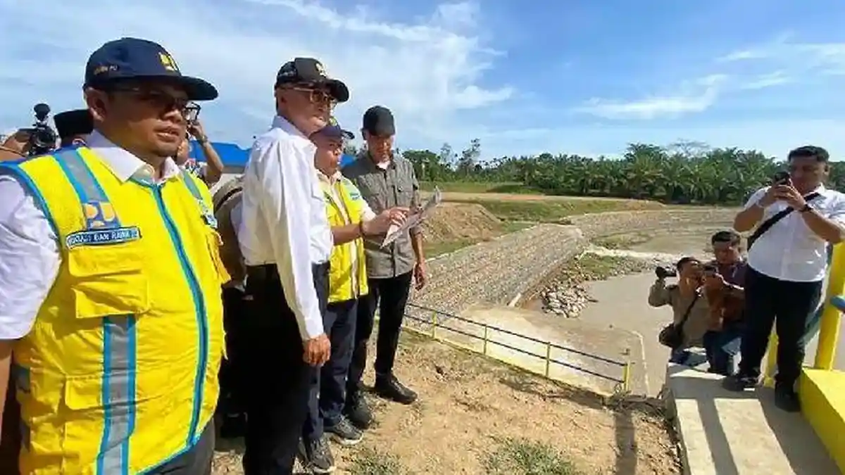 Menteri PU Resmikan Kembali Bendung Krueng Pase di Aceh Utara
