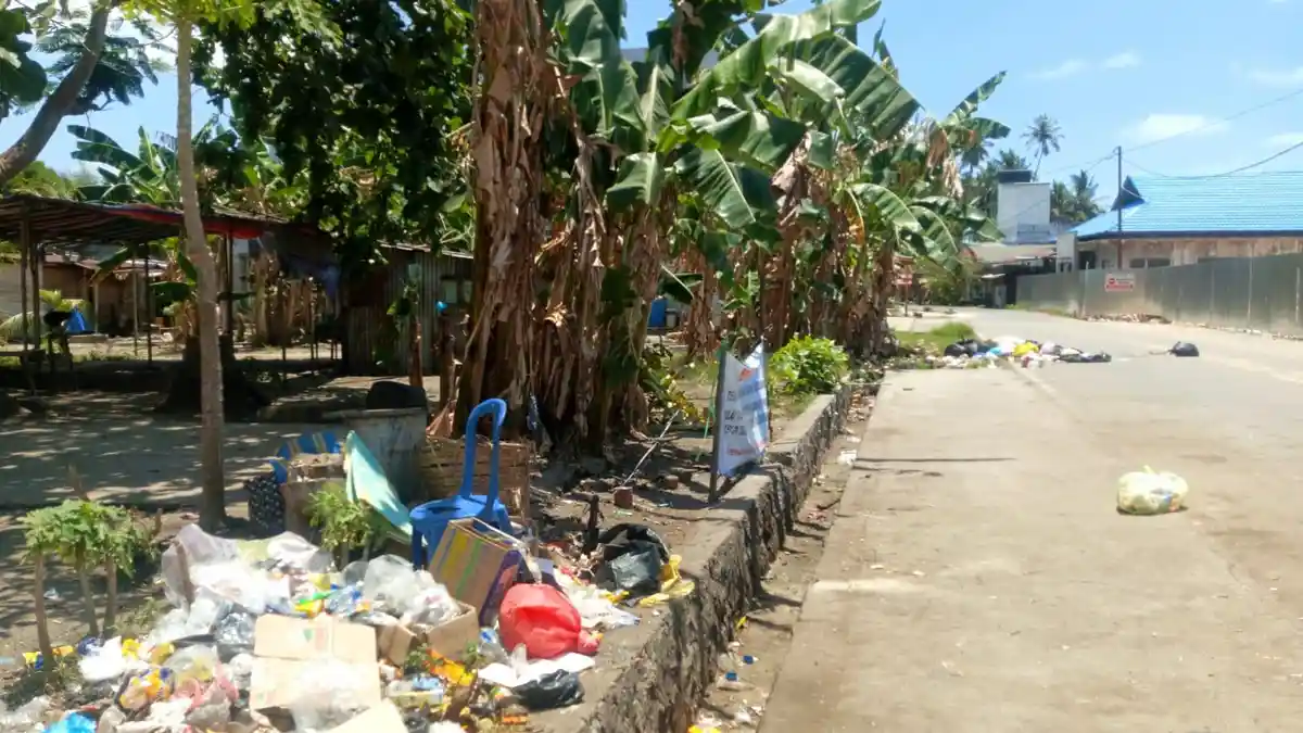 Warga Natuna Kesal, Masih Ada Oknum Buang Sampah di Kawasan Eks TPS Pasar Lama Ranai