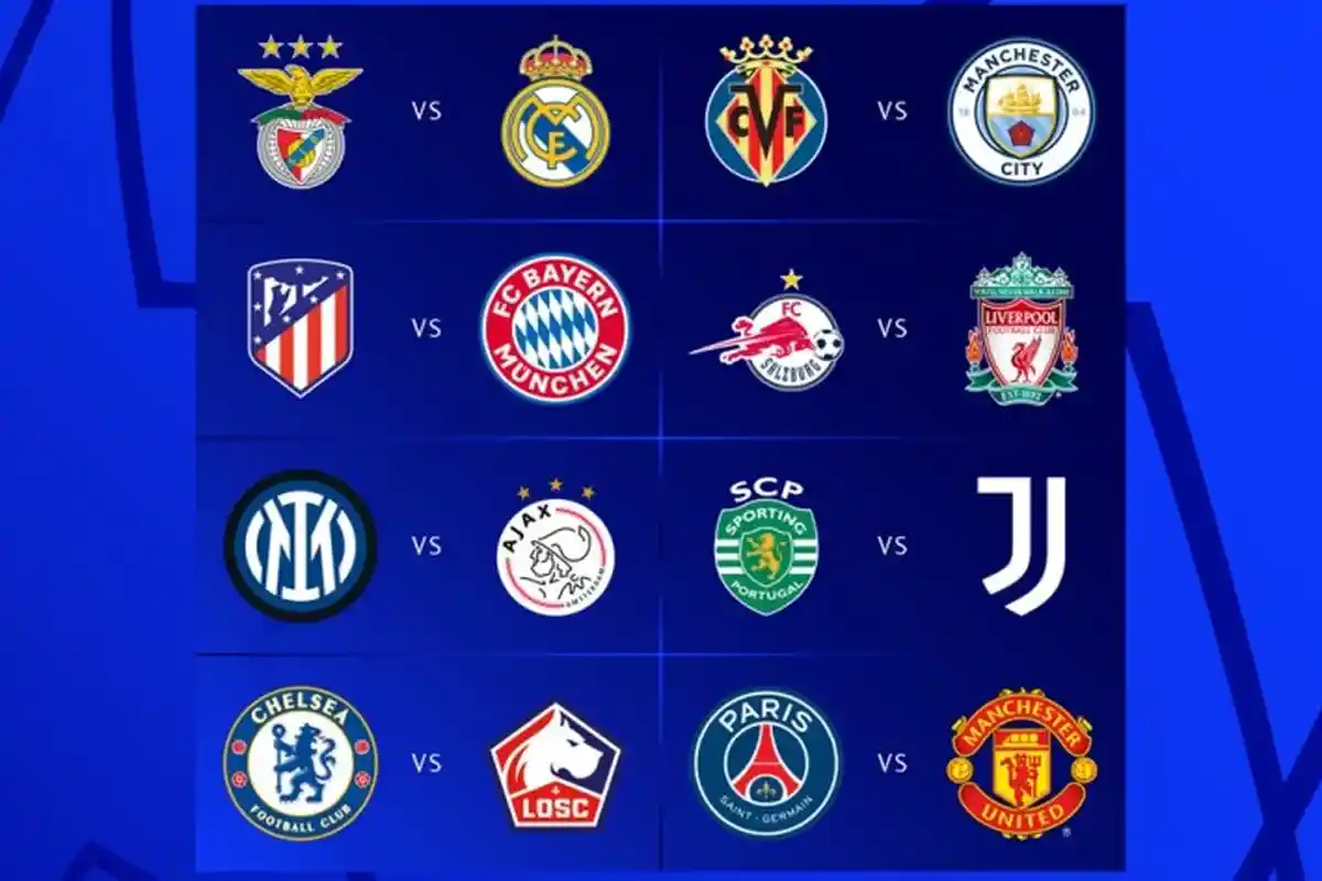 HASIL Undian Babak 16 Besar Liga Champions: Messi vs Ronaldo, Chelsea vs Lille & Atletico vs Bayern
