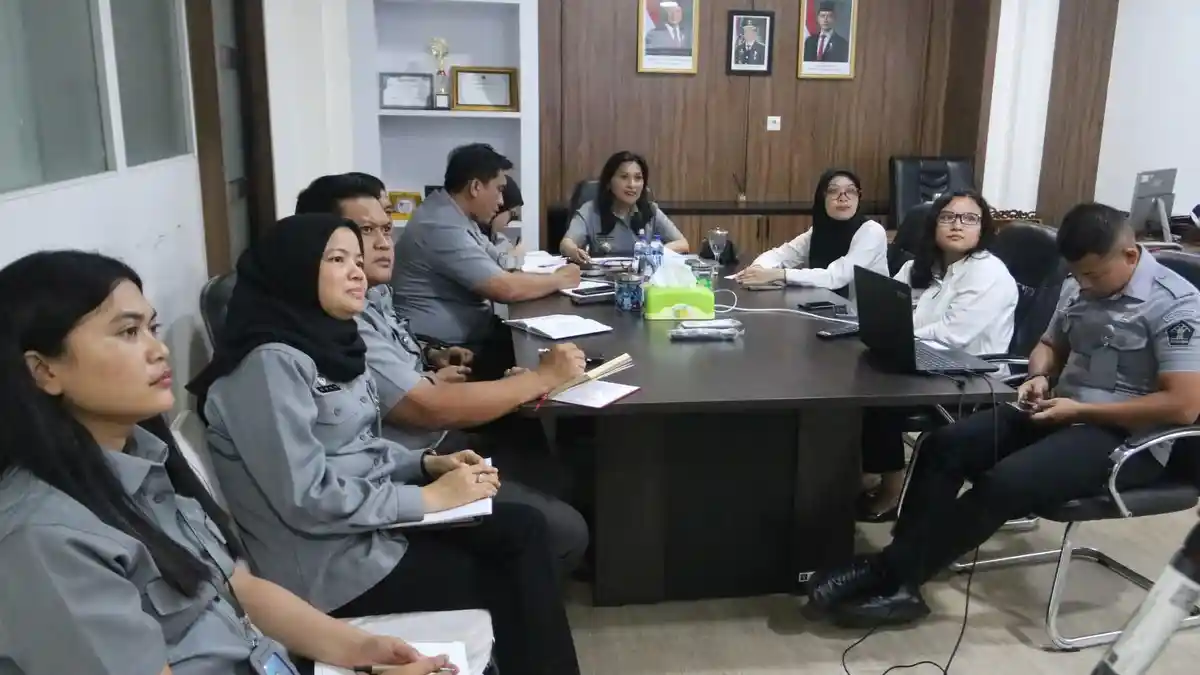 Perkuat Layanan KI, Kanwil Kemenkum Sumut Laksanakan Penilaian & Verifikasi Rencana Aksi Triwulan I
