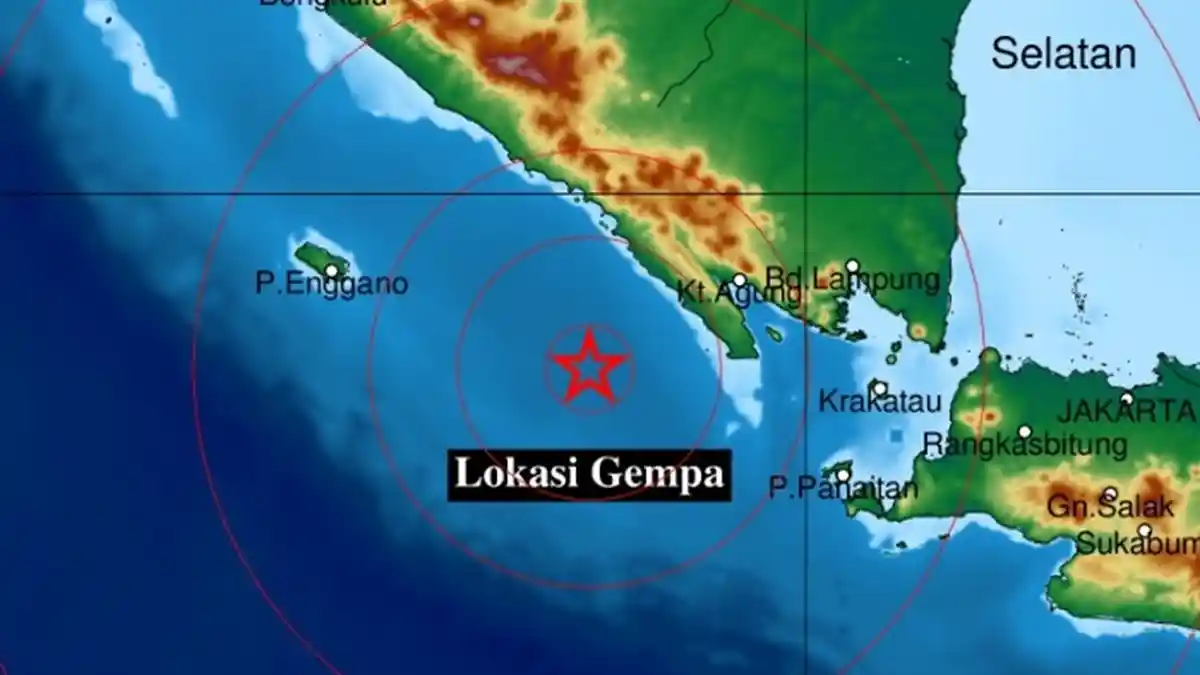 Gempa Guncang Lampung Jumat 3 Juni 2022, Guncangan di Laut, Info BMKG Magnitudonya