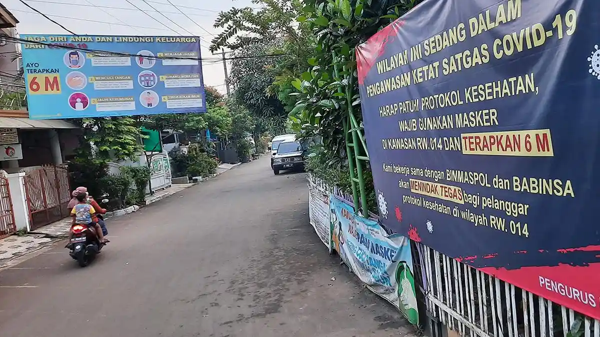 50 Warga Positif Covid-19, Perumahan Taman Manggis Indah Depok Terapkan Micro Lockdown