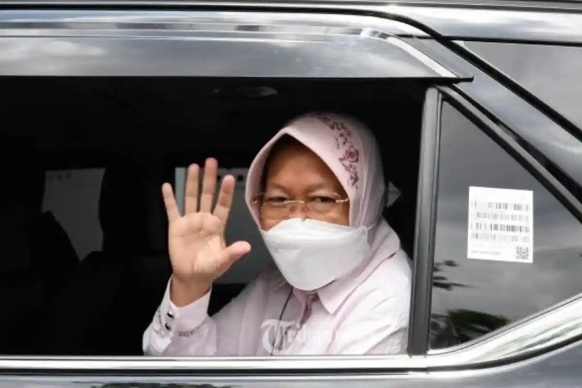 Begini Reaksi Mensos Risma Ketika Ditanya Kesiapannya Menjadi Kepala Otorita IKN Nusantara