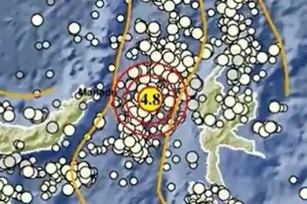 Gempa Terkini Malam Ini Jumat 19 Mei 2023, Baru Saja Guncang di Laut, Info BMKG Magnitudonya