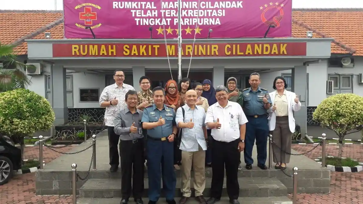 Kemenkes RI Kunjungi Rumkital Marinir Cilandak.